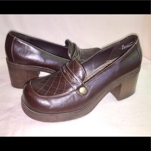 Autumn Run Heeled Penny Loafers